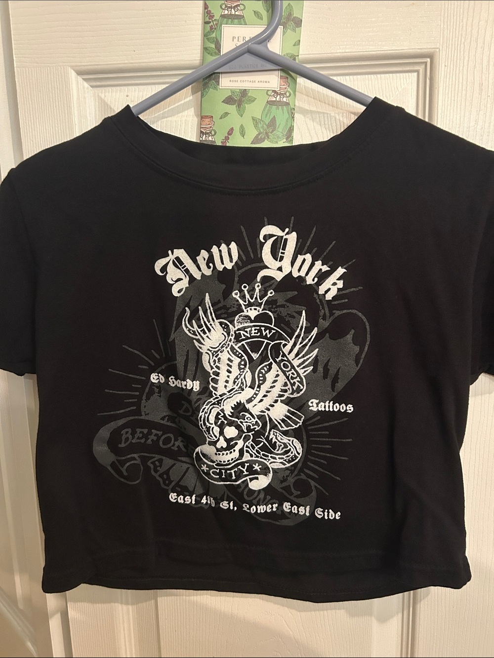 Ed Hardy New York Baby Tee Large UO
